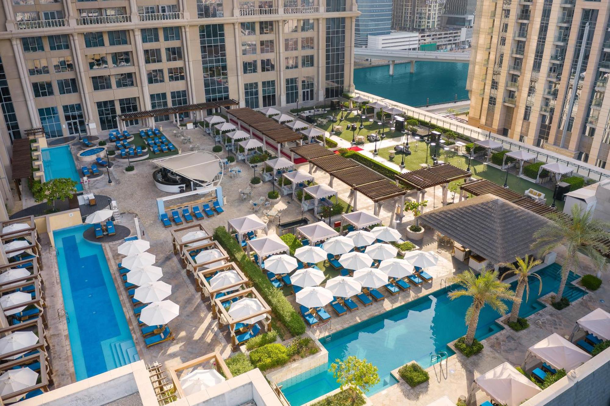 Hilton Dubai Al Habtoor City Exterior photo The swimming pool at the Address Downtown Dubai