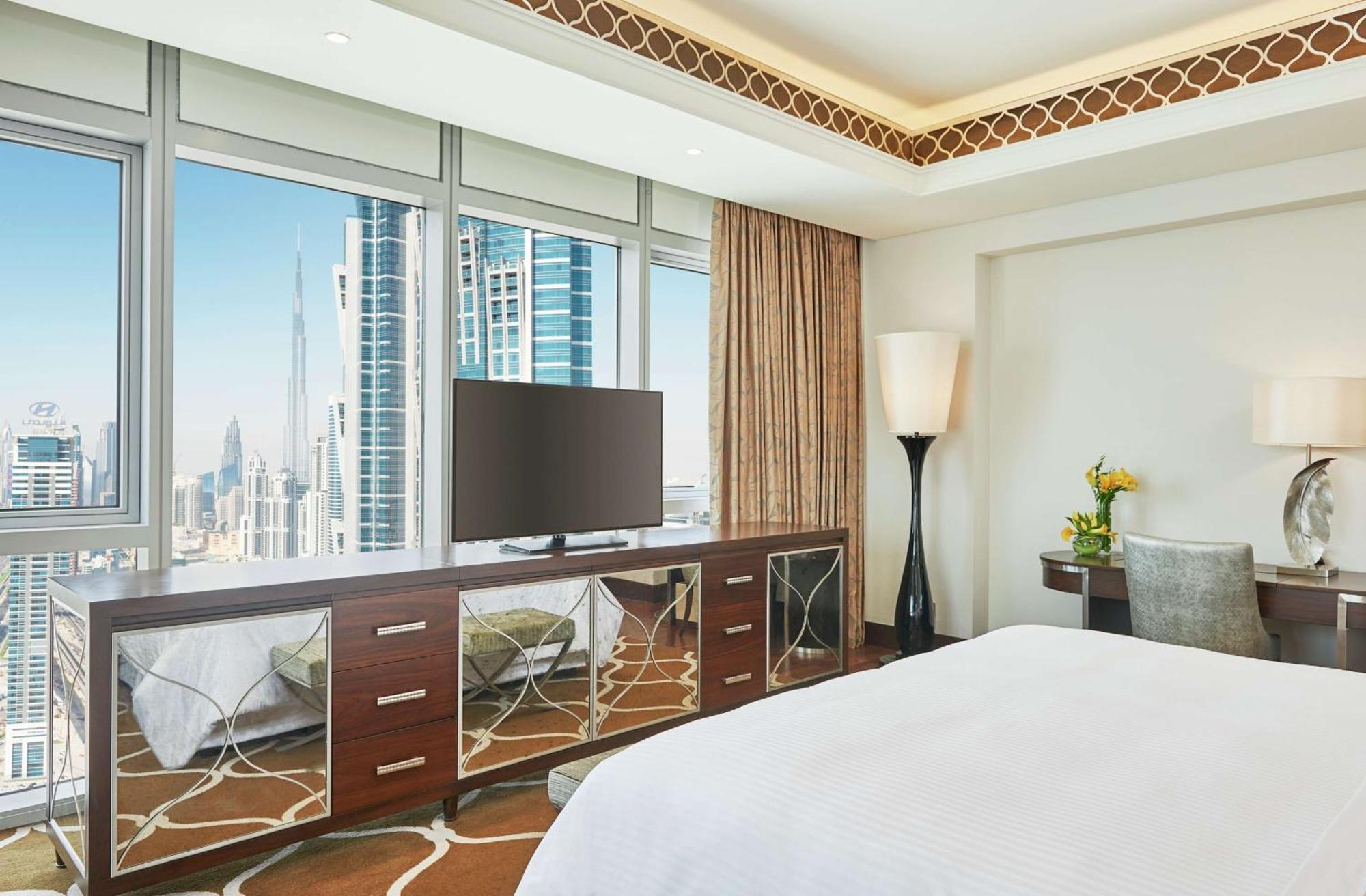 Hilton Dubai Al Habtoor City Exterior photo A bedroom at the hotel