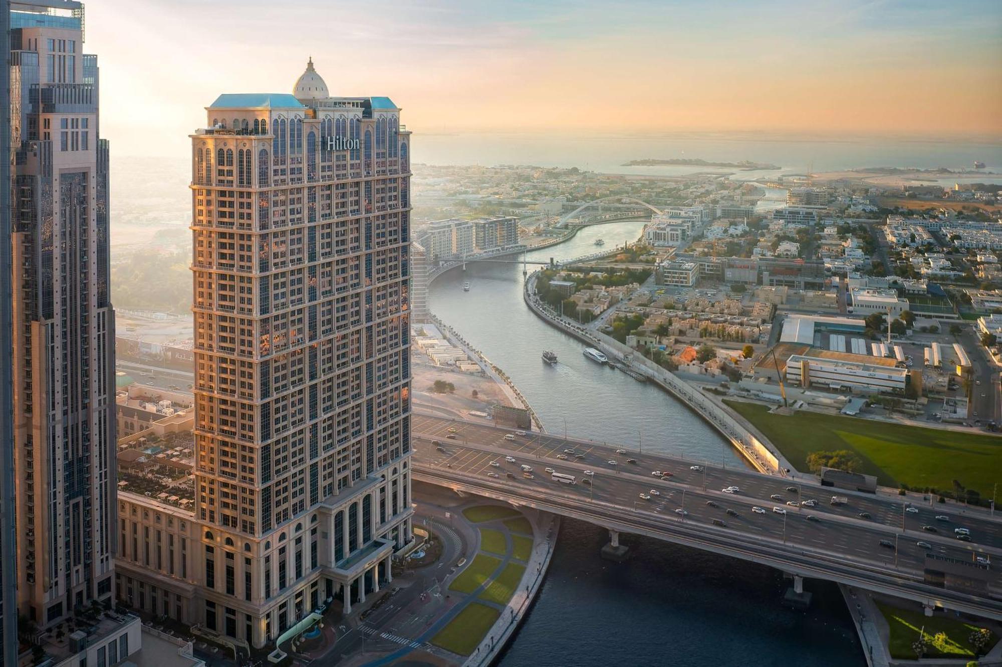 Hilton Dubai Al Habtoor City Exterior photo The Address, Dubai Marina