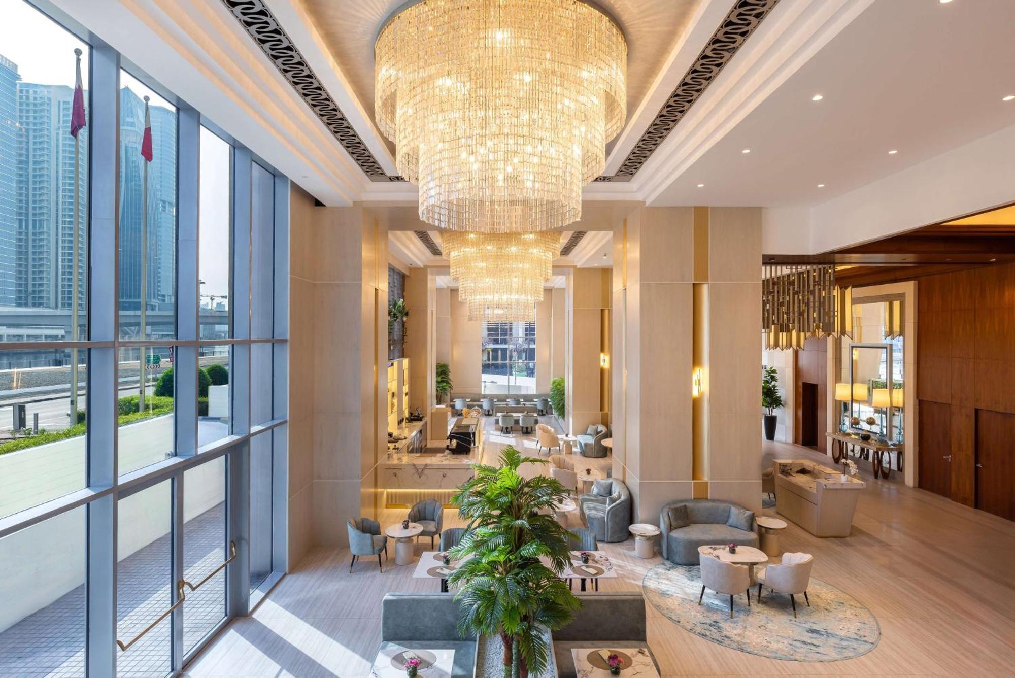 Hilton Dubai Al Habtoor City Exterior photo Lobby