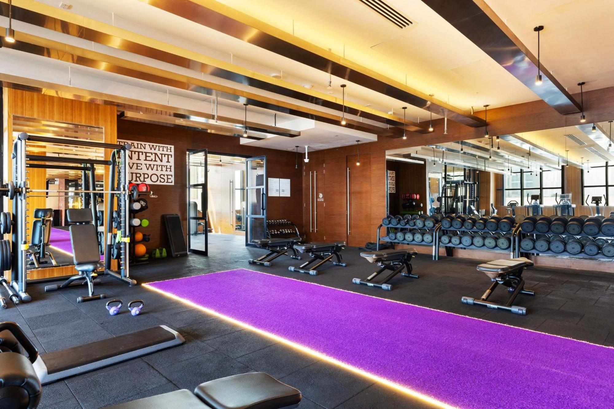 Hilton Dubai Al Habtoor City Exterior photo Anytime Fitness in Hong Kong