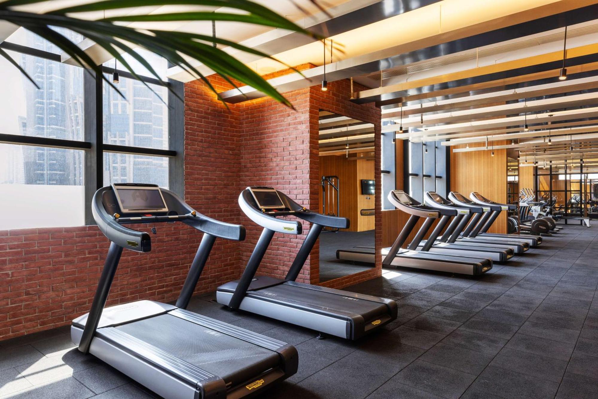 Hilton Dubai Al Habtoor City Exterior photo The gym at the hotel