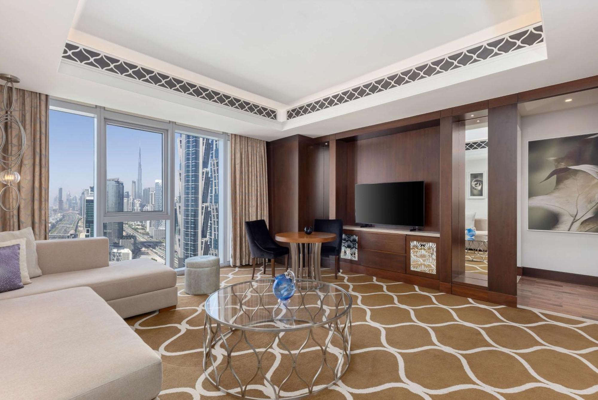 Hilton Dubai Al Habtoor City Exterior photo A suite at the hotel