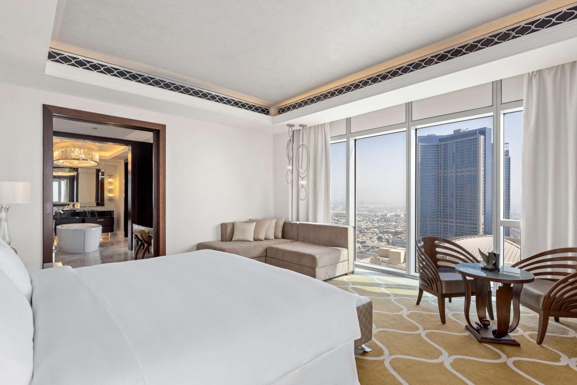 Hilton Dubai Al Habtoor City Exterior photo A suite at the hotel